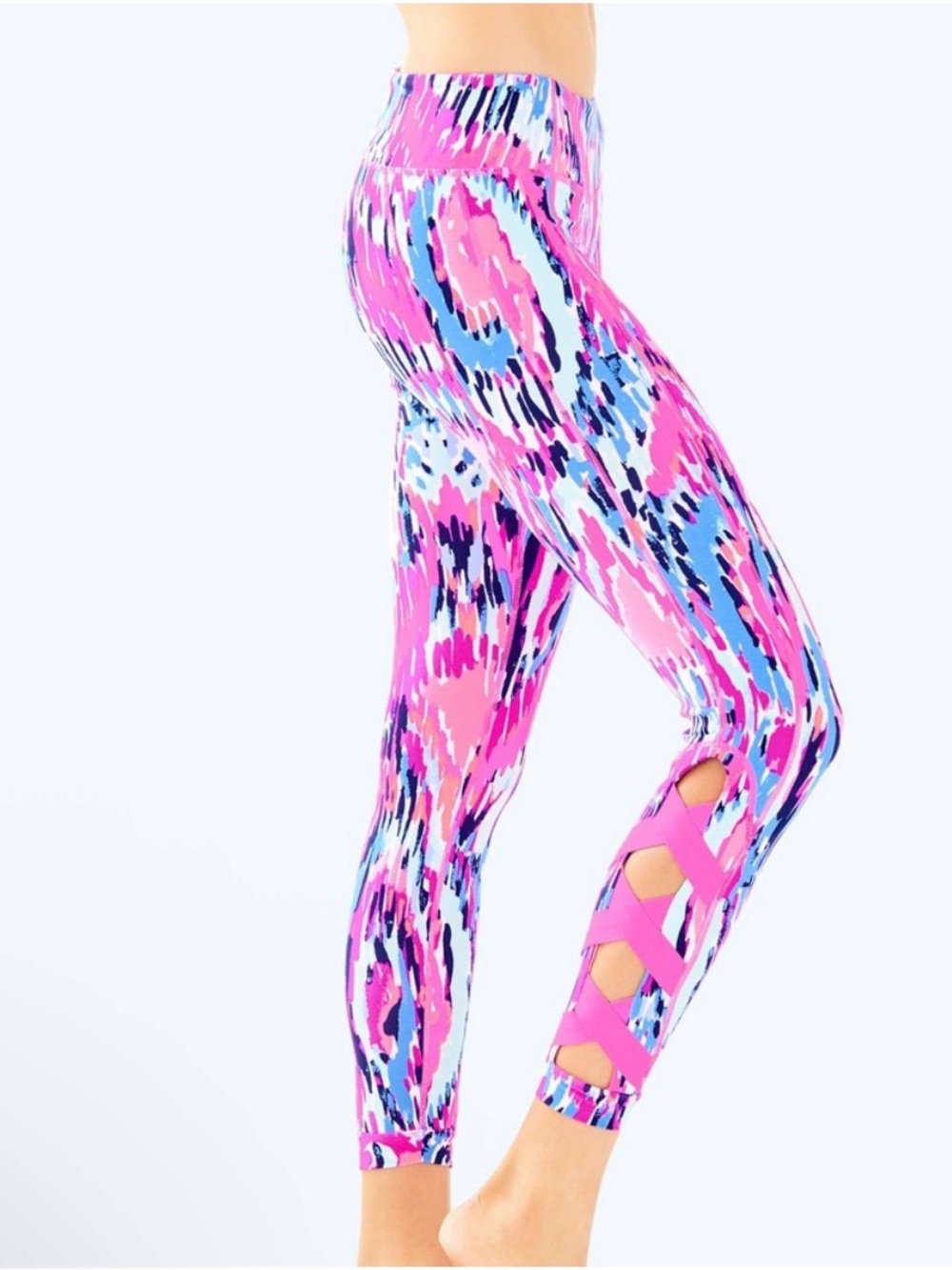 Lilly Pulitzer Caille Weekender colorful Leggings in Multi Free Spirit, Medium